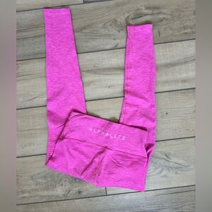 Alphalete halo seamless leggings hot pink